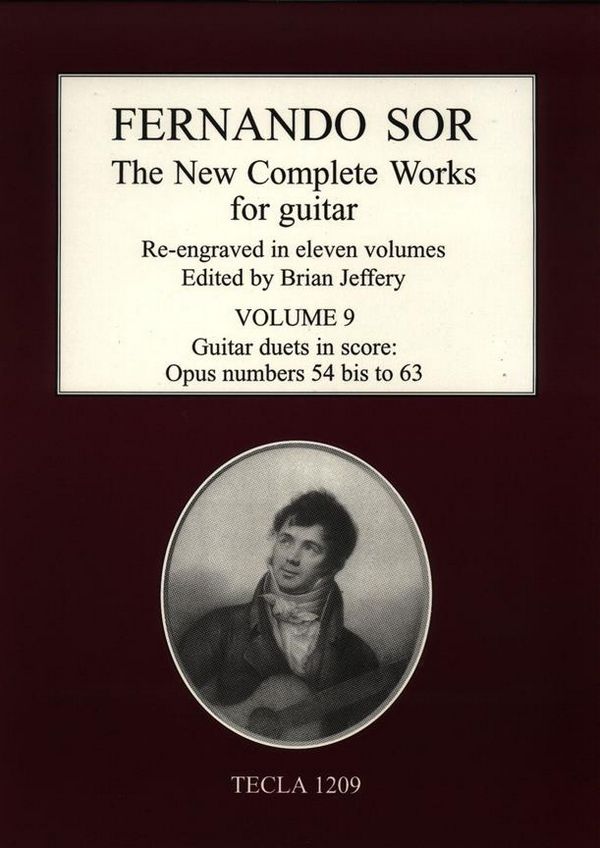 The new complete Works for&nbsp;&nbsp;guitar vol.9 op.54-63 for 2 guitars&nbsp;&nbsp;