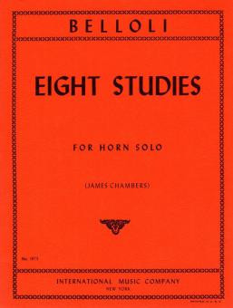 8 Studies  for horn  