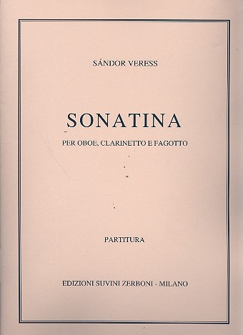 Sonatina  per oboe, clarinetto e fagotto  partitura
