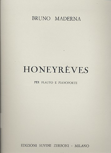 Honeyreves&nbsp;&nbsp;per flauto e pianoforte&nbsp;&nbsp;