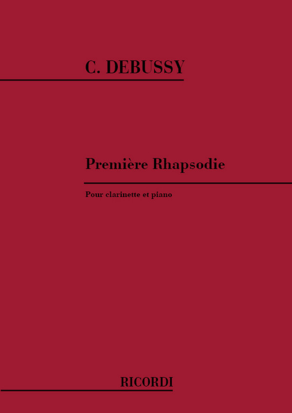 Rhapsodie no.1 pour&nbsp;&nbsp;clarinette et piano&nbsp;&nbsp;