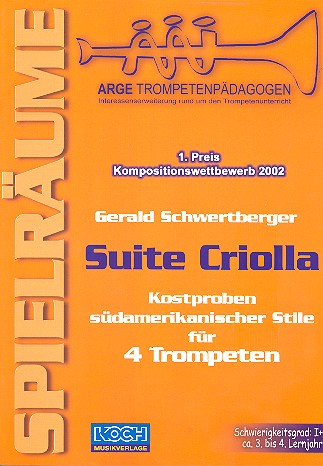 Suite Criolla  für 4 Trompeten  Partitur und Stimmen