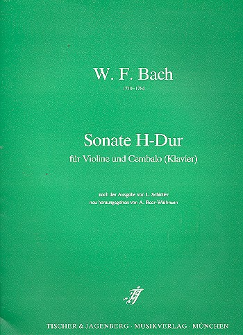 Sonate H-Dur&nbsp;&nbsp;für Violine und Cembalo (Klavier)&nbsp;&nbsp;