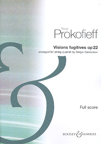 Visions Fugitives op. 22  für Streichquartett  Partitur