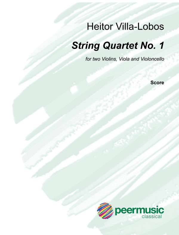 String Quartet No.1  for 2 violins, viola and violoncello  score