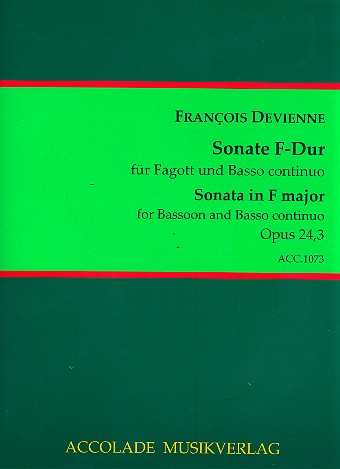 Sonate F-Dur op.24,3 für Fagott und Bc    