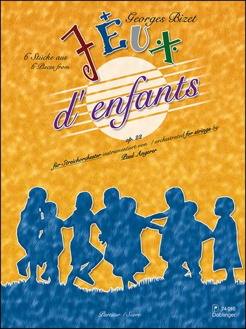 6 Stücke aus Jeux d'enfants op.22  für Streichorchester  Partitur