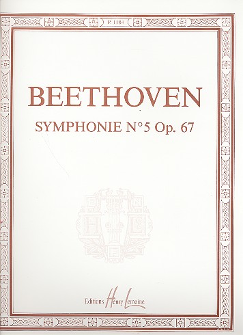 Symphonie no.5 op.67 &nbsp;&nbsp;pour piano&nbsp;&nbsp;