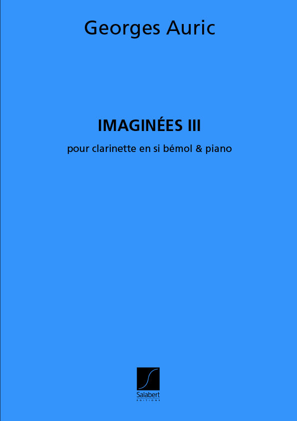 Imaginées 3 für Klarinette  und Klavier  