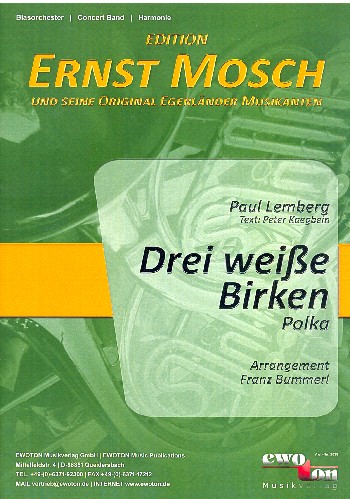 Drei weisse Birken:  für Blasorchester  