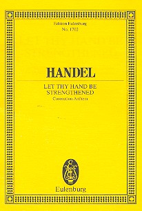 Let thy hand be strengthened&nbsp;&nbsp;for mixed chorus (SAATB) and orchestra&nbsp;&nbsp;study score