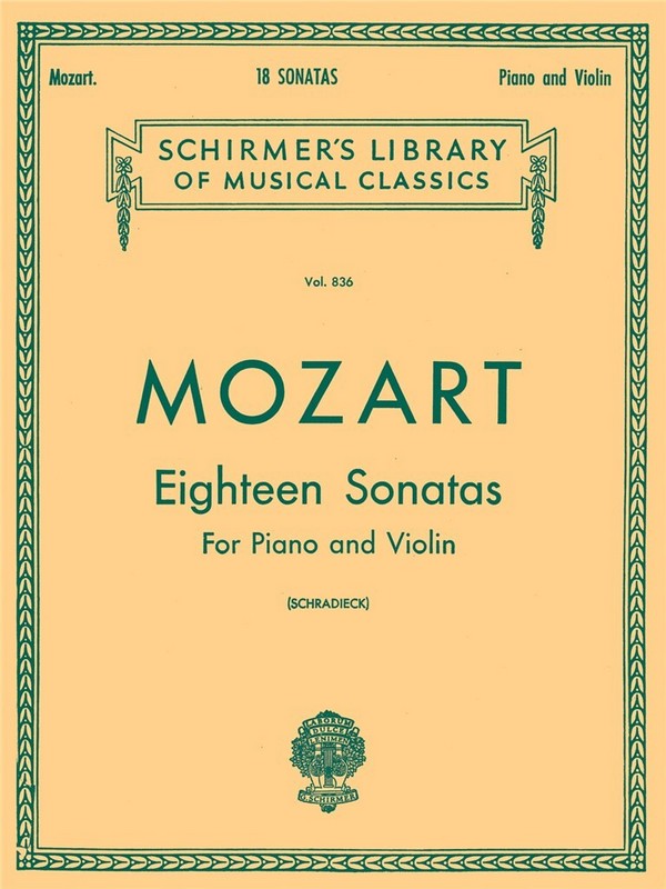 18 Sonatas  for violin and piano  