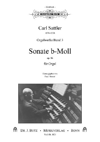 Sonate b-Moll op.16  für Orgel  