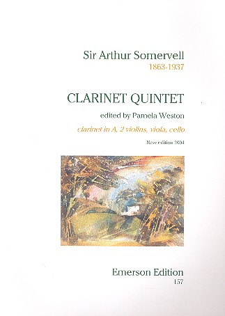 Clarinet Quintet for  clarinet (A) and string quartet  parts
