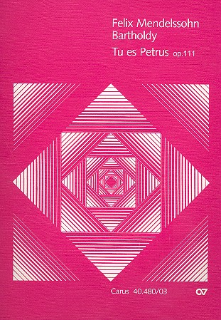 Tu es Petrus op.111 für gem Chor (SSATB)&nbsp;&nbsp;und Orchester&nbsp;&nbsp;Klavierauszug