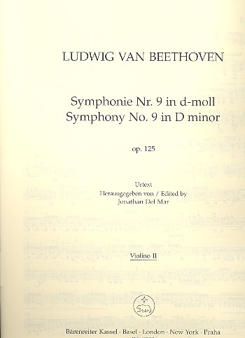 Sinfonie d-Moll Nr.9&nbsp;&nbsp;für Orchester&nbsp;&nbsp;Violine 2