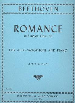 Romanze F-Dur op.50&nbsp;&nbsp;für Altsaxophon und Klavier&nbsp;&nbsp;