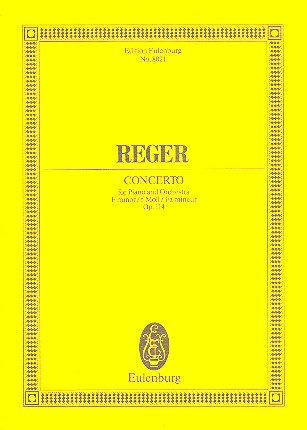 Konzert f-Moll op.114&nbsp;&nbsp;für Klavier und Orchester&nbsp;&nbsp;Studienpartitur
