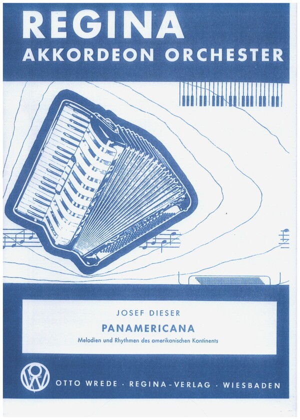 Panamericana  für Akkordeonorchester  Partitur
