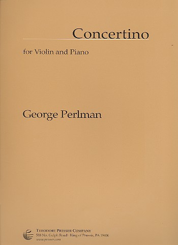 Concertino&nbsp;&nbsp;for violin and piano&nbsp;&nbsp;