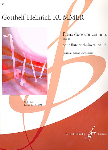 2 duos concertants op.46&nbsp;&nbsp;pour flûte et clarinette&nbsp;&nbsp;parties