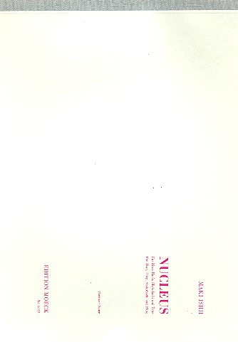 Nucleus für Biwa, Harfe  Shukahachi und Flöte  Partitur