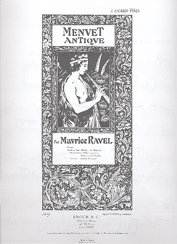 Menuet antique&nbsp;&nbsp;pour piano&nbsp;&nbsp;