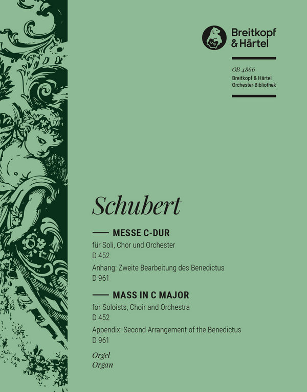 Messe C-Dur op.48 D452&nbsp;&nbsp;für Soli, Chor, Orchester und Orgel&nbsp;&nbsp;Orgel