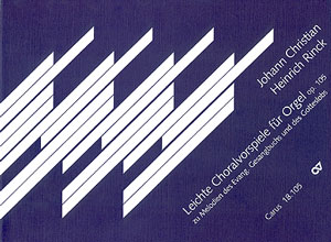 Leichte Choralvorspiele op.105  für Orgel  