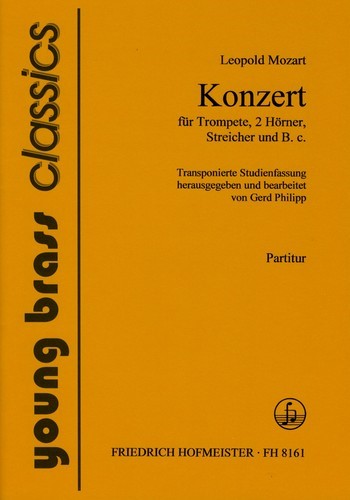 Konzert F-Dur für Trompete und Orchester  Partitur  