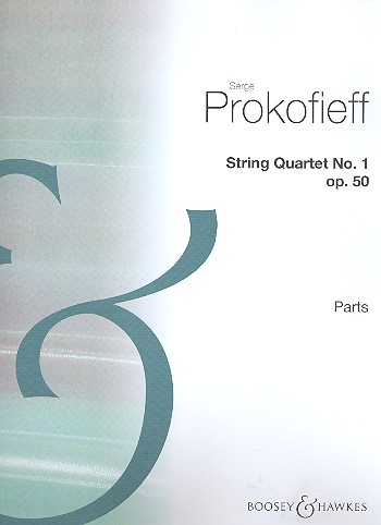 Streichquartett Nr. 1 b-Moll op. 50  für Streichquartett  Stimmensatz