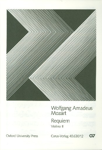Requiem KV626&nbsp;&nbsp;für Soli, Chor und Orchester&nbsp;&nbsp;Violine 2