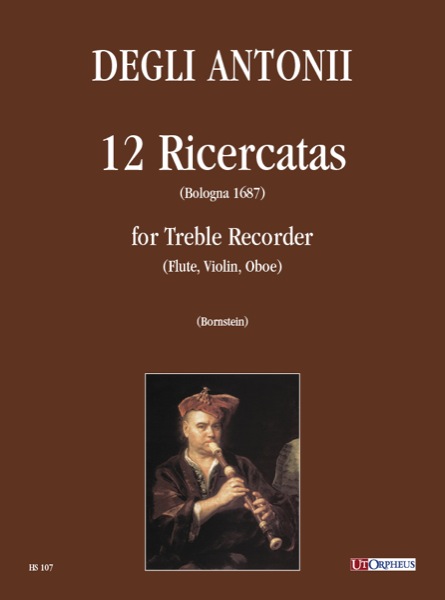 12 ricercatas  for treble recorder (flute, violin, oboe)  