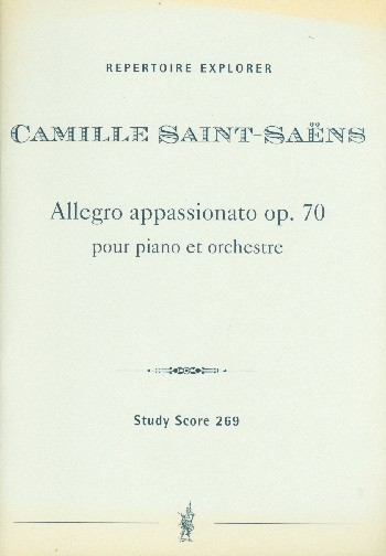 Allegro appassionato op.70  für Klavier und Orchester  Studienpartitur