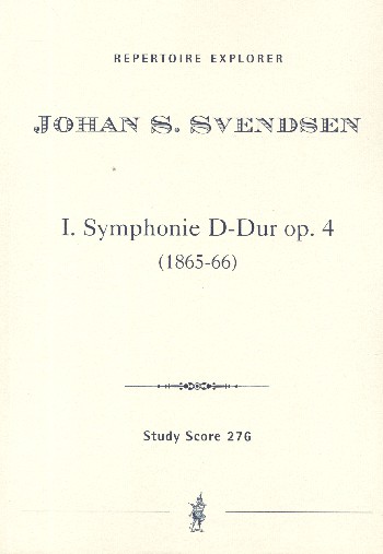 Sinfonie D-Dur Nr.1 op.4  für Orchester  Studienpartitur