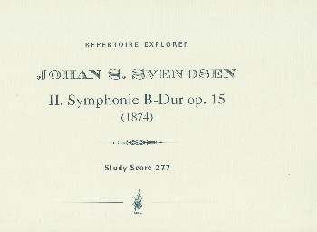 Sinfonie B-Dur Nr.2 op.15  für Orchester  Studienpartitur
