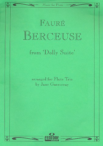 Berceuse from Dolly Suite  for 3 flutes  score and parts