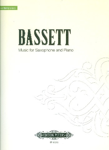 Music&nbsp;&nbsp;for saxophone and piano&nbsp;&nbsp;