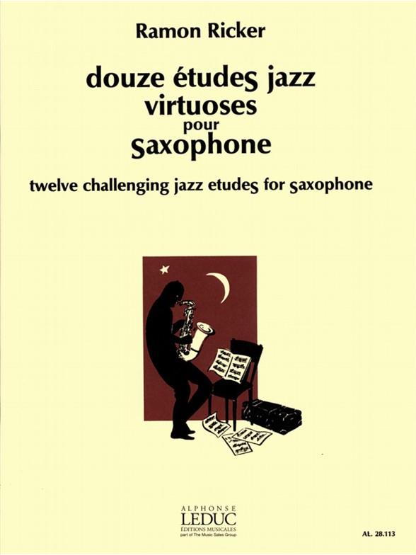 12 Études jazz virtuoses  pour saxophone  