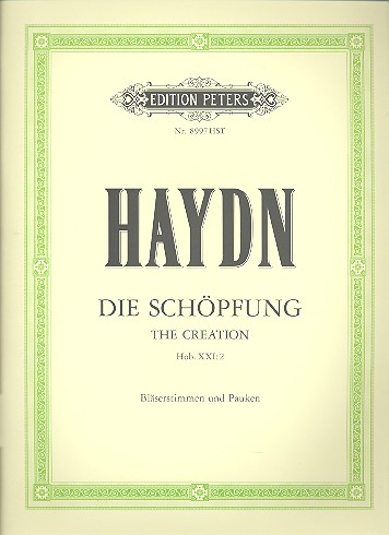 Die Schöpfung Hob.XXI:2  für Soli, Chor und Orchester  Harmonie
