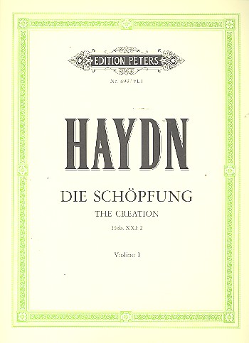 Die Schöpfung Hob.XXI:2  für Soli, Chor und Orchester  Violine 1