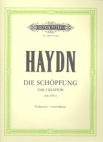 Die Schöpfung Hob.XXI:2  für Soli, Chor und Orchester  Cello / Bass