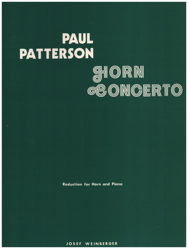 Concerto  for horn and piano  