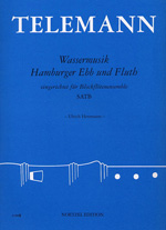 Wassermusik Hamburger Ebb und Fluth&nbsp;&nbsp;für 4 Blockflöten (SATB)&nbsp;&nbsp;Partitur