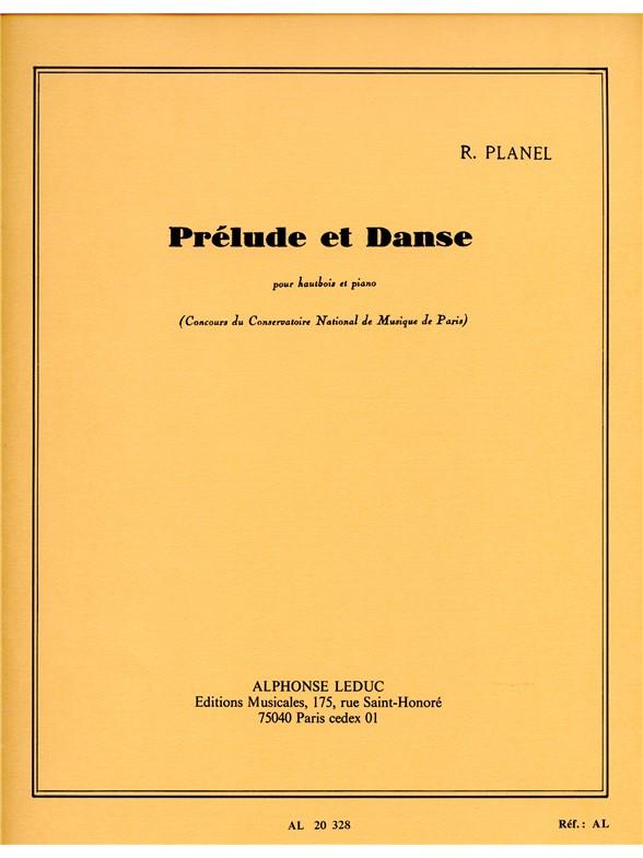 Prélude et danse pour&nbsp;&nbsp;hautbois et piano&nbsp;&nbsp;