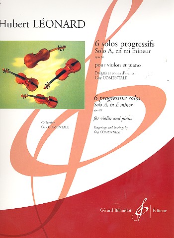 6 solos progressifs op.62&nbsp;&nbsp;no.1 en mi mineur pour&nbsp;&nbsp;violon et piano