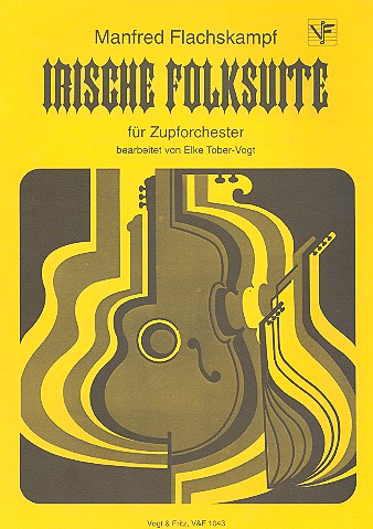 Irische Folk-Suite für Flöte, Percussion  und Zupforchester  Partitur