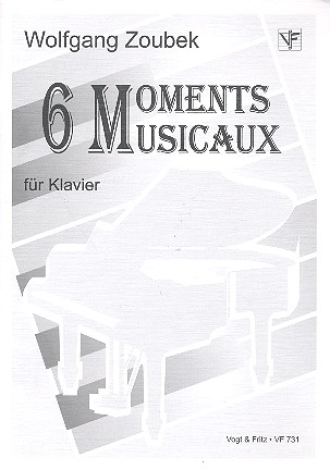 6 moments musicaux  für Klavier  