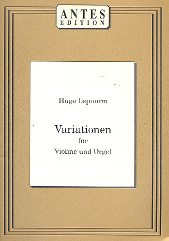 Variationen  für Violine und Orgel  