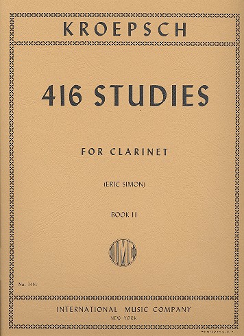 416 Studies vol.2 (nos.168-350) - 183 Studies  for clarinet  